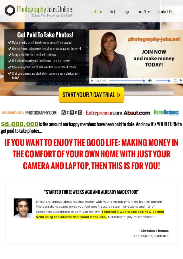 Photography Jobs Submit Your Photos Online And Get Paid - 